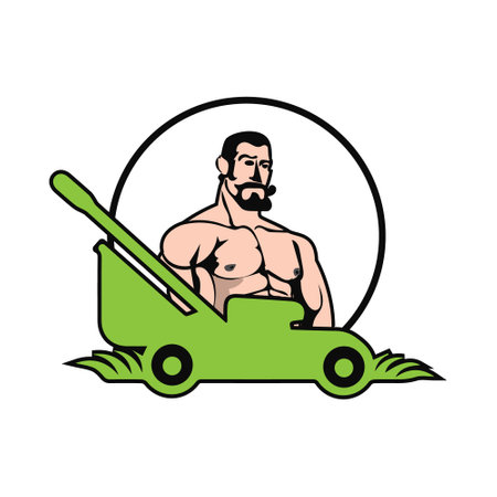 Cleaner Man Logo designのイラスト素材