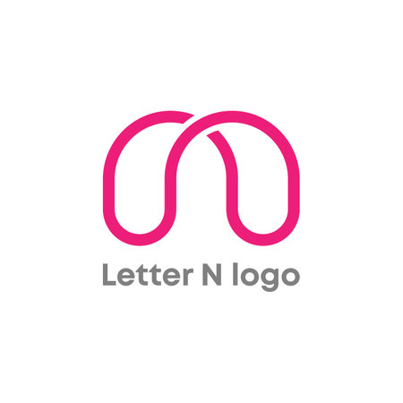 Letter N logo design for your brandのイラスト素材