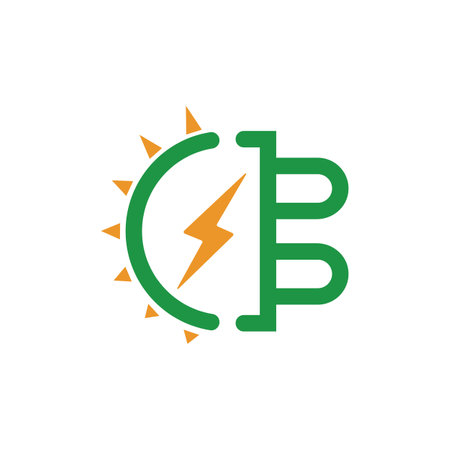 Solar Logo design Template For your brandのイラスト素材