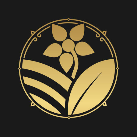 Floral Vector Design Template for your logo brandのイラスト素材