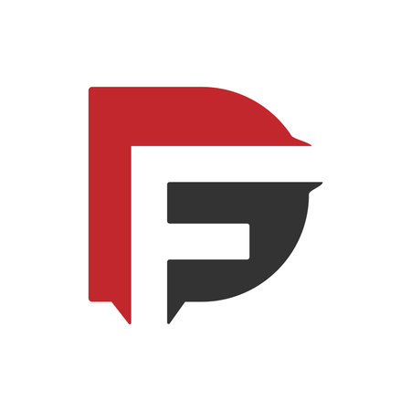 DF letter Logo design Templateのイラスト素材