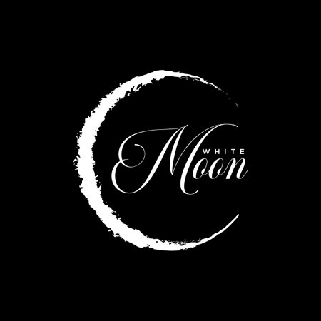 Moon logo modern and star logo design icon vectorのイラスト素材