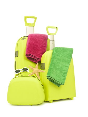 Suitcase - Ready for summerの写真素材