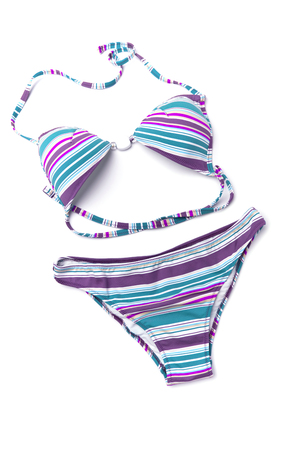 swimsuit isolated on white background with clipping pathの写真素材