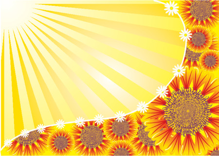 Background flower, vector illustrationのイラスト素材