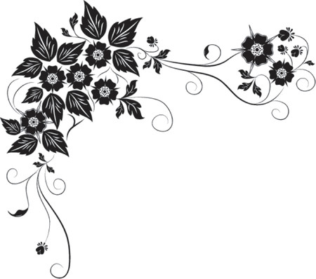 Element for design, flower VECTOR illustrationのイラスト素材