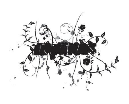 Abstract floral background, elements for design, vector illustrationのイラスト素材