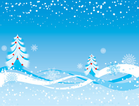 Snowflake background, vector illustrationのイラスト素材
