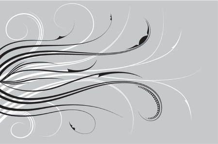 Abstract floral background, elements for design, vector illustrationのイラスト素材