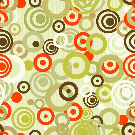 Abstract seamless background with circles, element for design, vector illustrationのイラスト素材