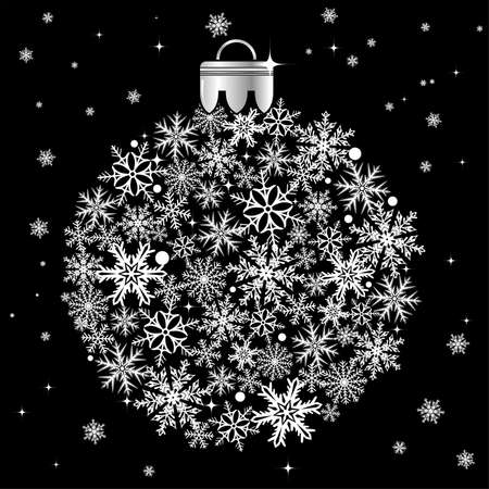 Christmas stylized bauble, element for design のイラスト素材