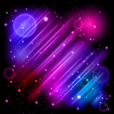 Abstract colorful template with aurora borealis, element for designのイラスト素材