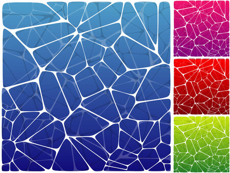 Abstract Pattern in Different Colorsのイラスト素材