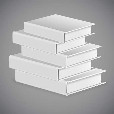 Back to School Concept - Stack of Books. Easy to change color.のイラスト素材