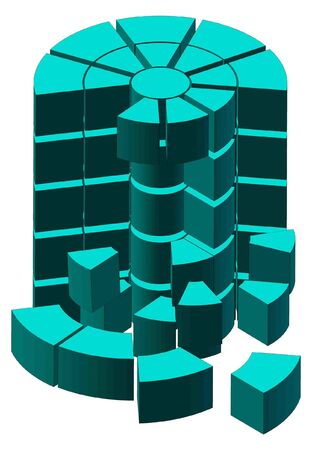 3D An illustrationの写真素材