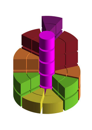 3D An illustrationの写真素材