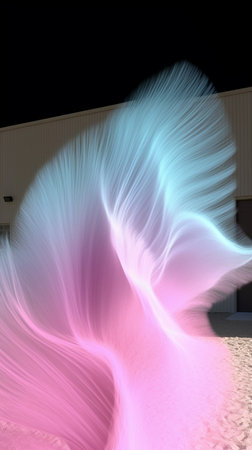 abstract colorful background, computer generated illustration, 3D rendering.の素材