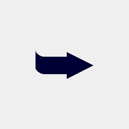 Arrow icon, Vector illustration right arrow