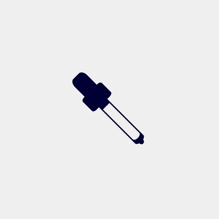 Dropper icon in white background.のイラスト素材