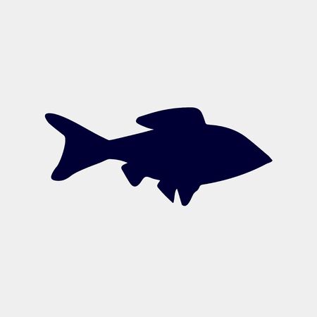 Fish icon vector illustrationのイラスト素材