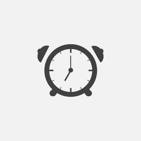 Clock icon vector illustration. Time icon vector.のイラスト素材