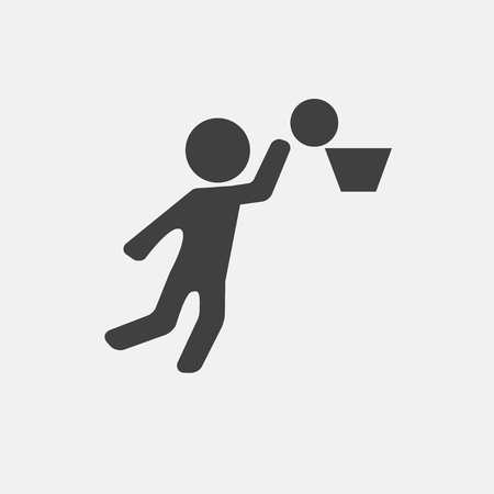 Basketball icon vector illustration. sport icon vectorのイラスト素材