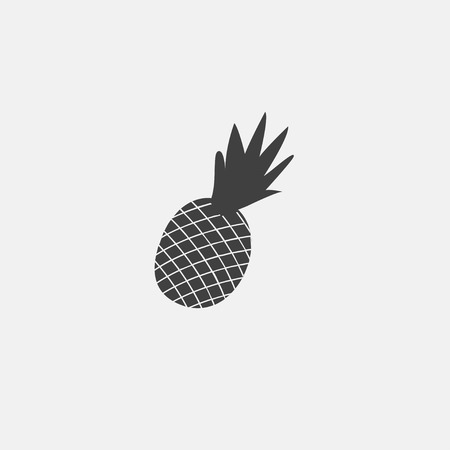 Pineapple icon vector illustration. fruit icon vectorのイラスト素材