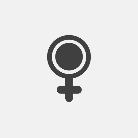 gender icon vector illustration, flat icon vectorのイラスト素材