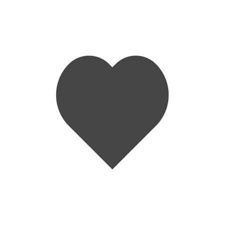 heart icon vector. love icon. valentine icon. Vector illustrationのイラスト素材