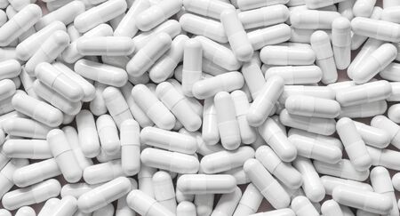 Light gray pills as background