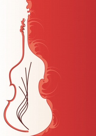 delicate background music events with bass and chordsのイラスト素材