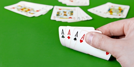 poker of aces