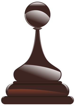 pawn for chess with reflectionsのイラスト素材