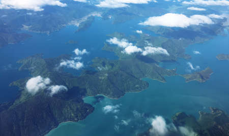 New Zealand south island up viewの写真素材