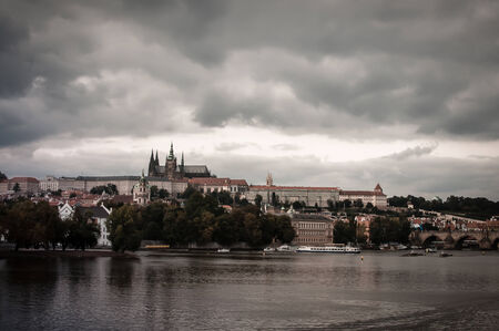 view of the Prague Castle (Prague, Czech Republic)のeditorial素材