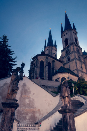 Church of St. Nicolas in Cheb (Czech Republic)のeditorial素材