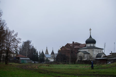 Yuryev-Polsky is an old town and the administrative center of Yuryev-Polsky District of Vladimir Oblast, Russiaのeditorial素材