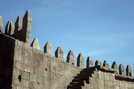 view of the Castle of Guimaraes (Portugal)のeditorial素材