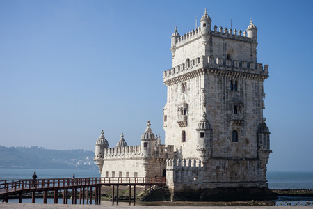 Belem Tower or the Tower of St Vincent is a fortified tower located in the civil parish of Santa Maria de Belem in the municipality of Lisbon, Portugal.のeditorial素材