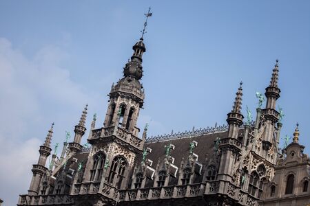 The Grand Place or Grote Markt is the central square of Brussels.の写真素材