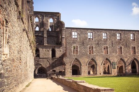 Villers-la-Ville is a Walloon municipality located in the Belgian province of Walloon Brabant.Ruins of Villers Abbeyの写真素材