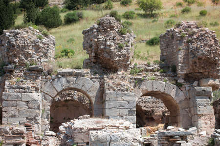 Ephesus was an ancient Greek city on the coast of Ioniaの写真素材