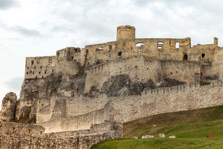 The ruins of Spis Castle in eastern Slovakia form one of the largest castle sites in Central Europe.