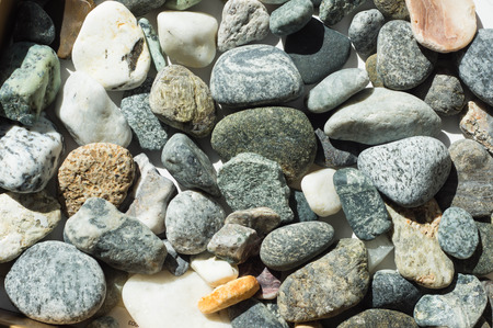 Background from the scattered pebbleの写真素材