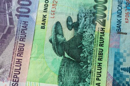 Background from Indonesian rupiah