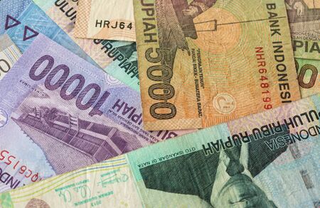 Background from Indonesian rupiahの写真素材