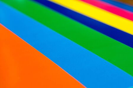 Colorful background from sheets of paper different colorsの写真素材