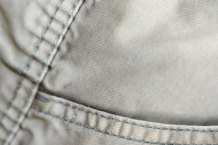Olive green denim texture and background close up