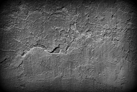 Old painted wall texture close up. Monochrome abstract backgroundの写真素材