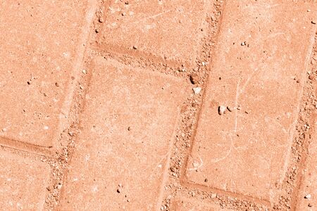 Colored paving slabs texture close up. Mosaic background
